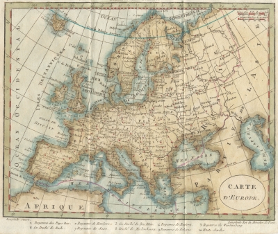 Lattre Janvier Europe 1764