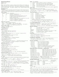 Quick Sheet